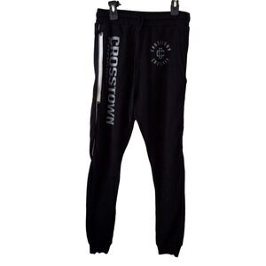 CrossFit Workout Pants sz M with zippered pockets Black/White